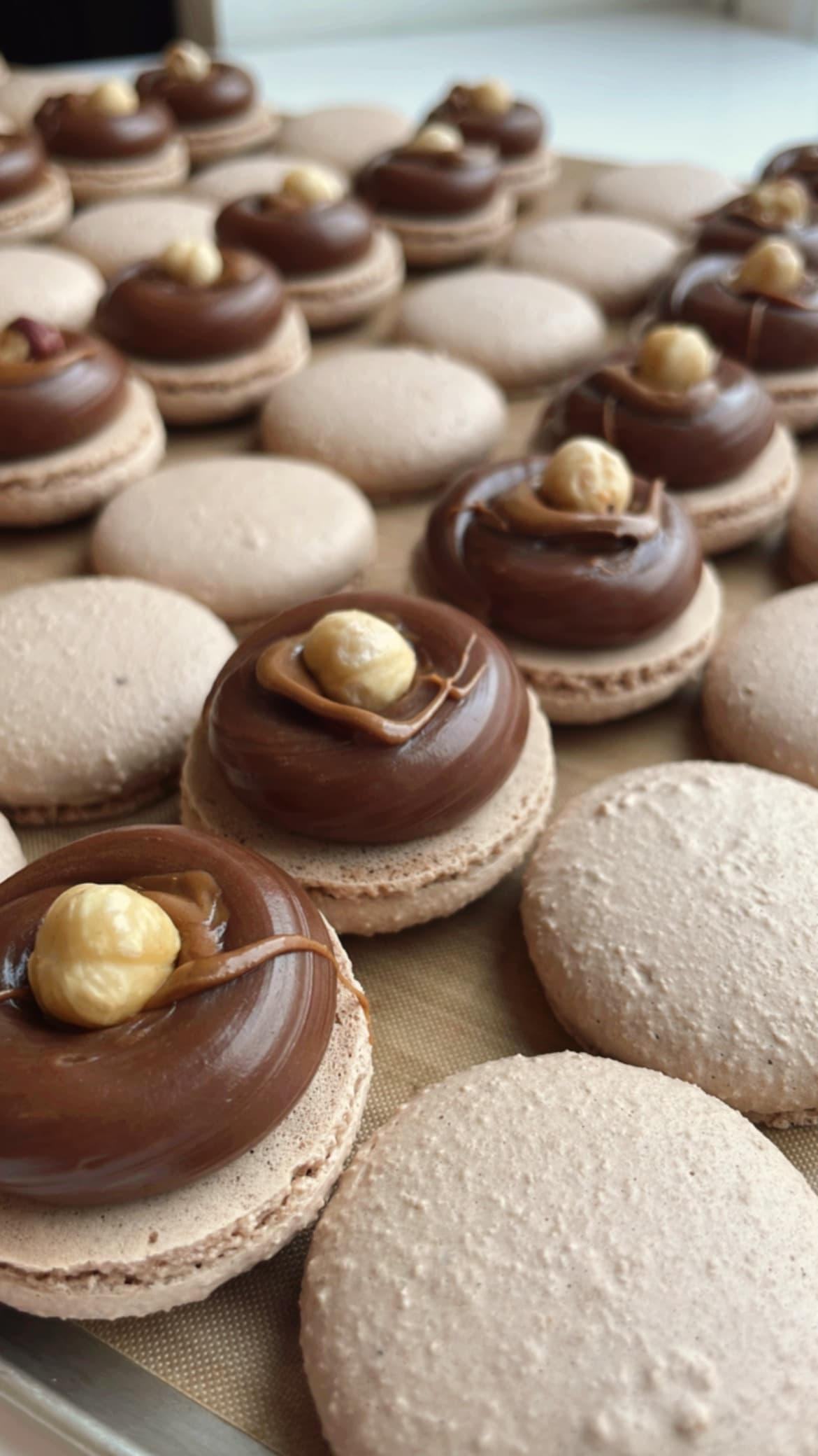Ferrero Rocher macaron flavour by Almond