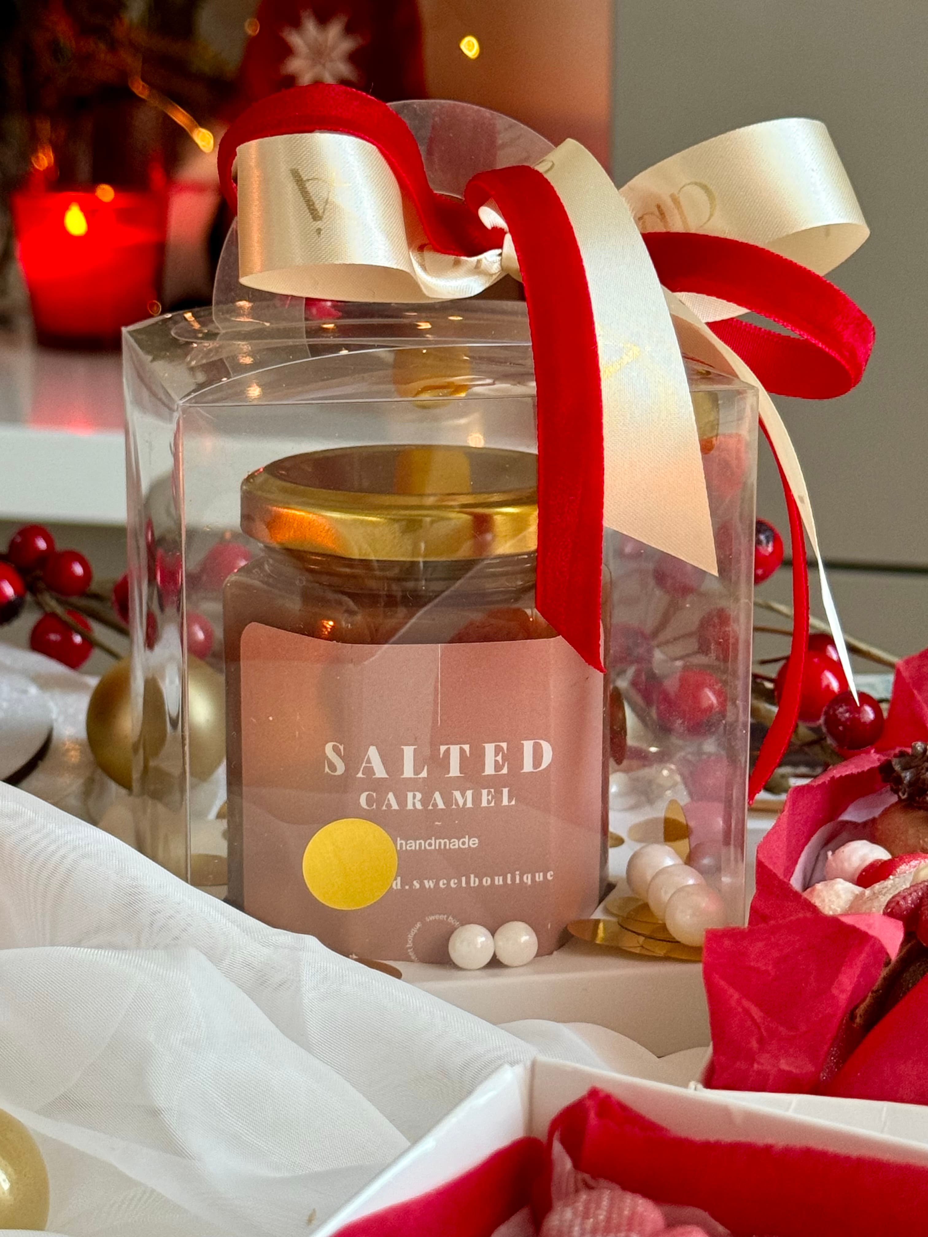 Salted caramel product display